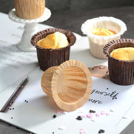 30个装耐高温烘焙防油马芬蛋糕托麦芬卷边托草帽杯 翻边纸杯 礼帽