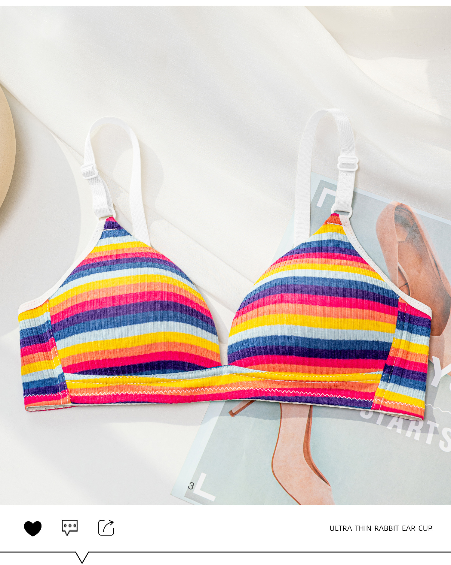 Ventas directas de fábrica comercio electrónico transfronterizo sudeste asiático Vietnam Tailandia ropa interior de mujer dulce fresco transpirable niña sujetador de pecho