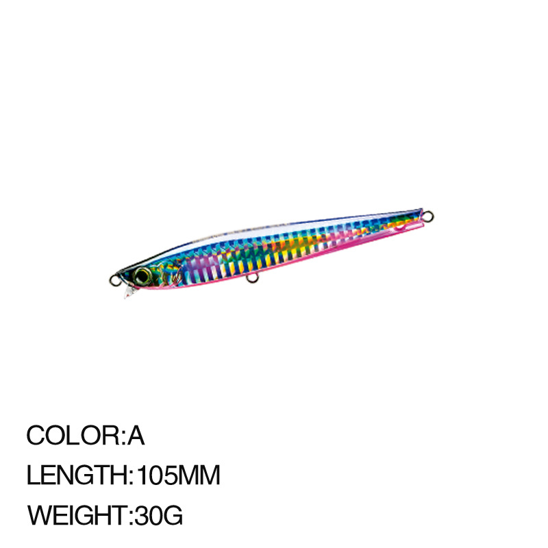 Sinking Minnow Fishing Lures 105mm 30g Haed Baits Fresh Water Bass Swimbait Tackle Gear