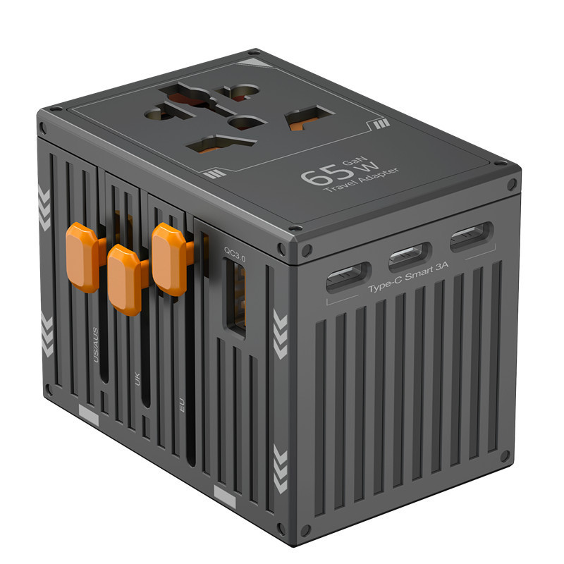 Pd Fast Charging 45W Global Multi-Function Conversion Plug Multi-Port Charger Dual USB Portable Travel Type-C Pd Fast Charging 45W Global Multi-Function Conversion Plug Multi-Port Charger Dual USB Portable Travel Type-C