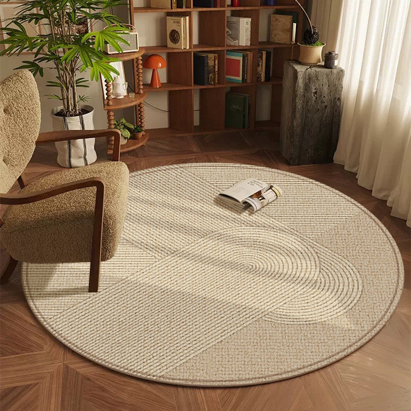 Alfombra de oficina redonda europea sala de estar sofá mesa de té mantas de estudio cojín de silla giratoria cojín de asiento de cama cojín de cama