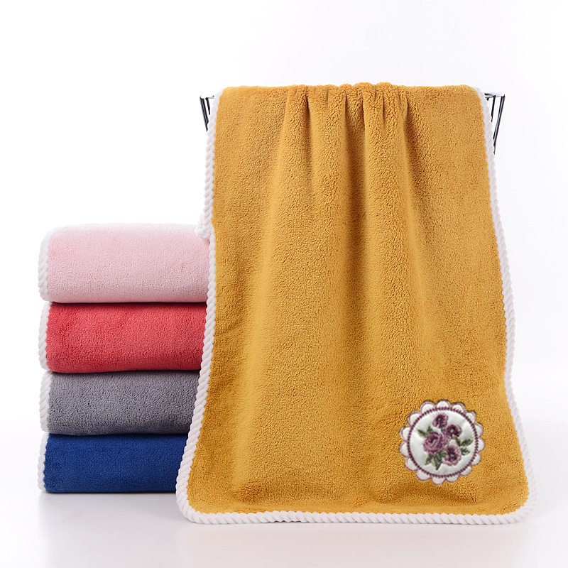 산호 양털 타월 40*80 세대 매일 거는 대형 타월 성인 얼굴 타월 회사 복지 기프트 타월