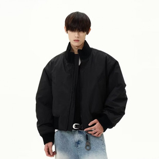 Niche Design Sense Profile Short Aviator Cotton-padded Jacket Men's Winter Thickened Warm All-match Coat Top