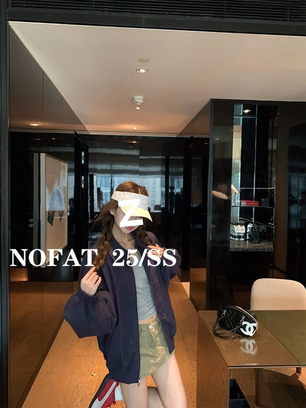 2025上新美式轻盈透气老钱风翻领夹克外套女秋季新款松弛感上衣|undefined