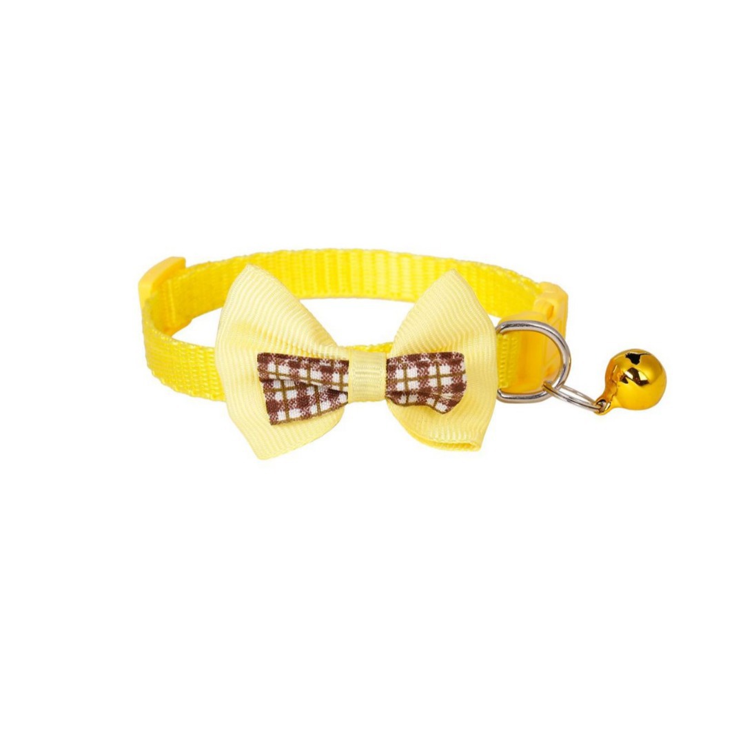 Pei Chong Beibei 1.0 collar a cuadros collar de lazo collar de gato collar de cachorro punto de fábrica