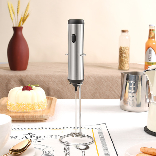 New Cross-border Exclusive Milk Foam Maker Coffee Foam Maker Household Electric Milk Foam Machine Mini Charging Milk Stirrer