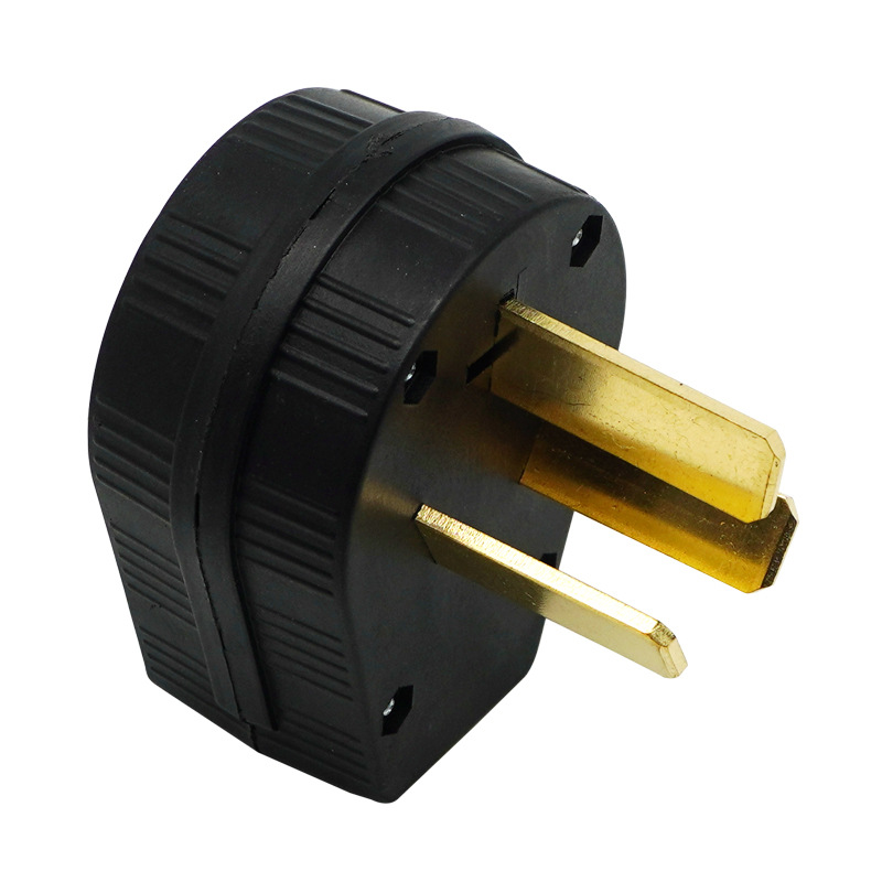 美标大功率NEMA10-50R美式工业插座 50A 125V-250V大插暗装插座