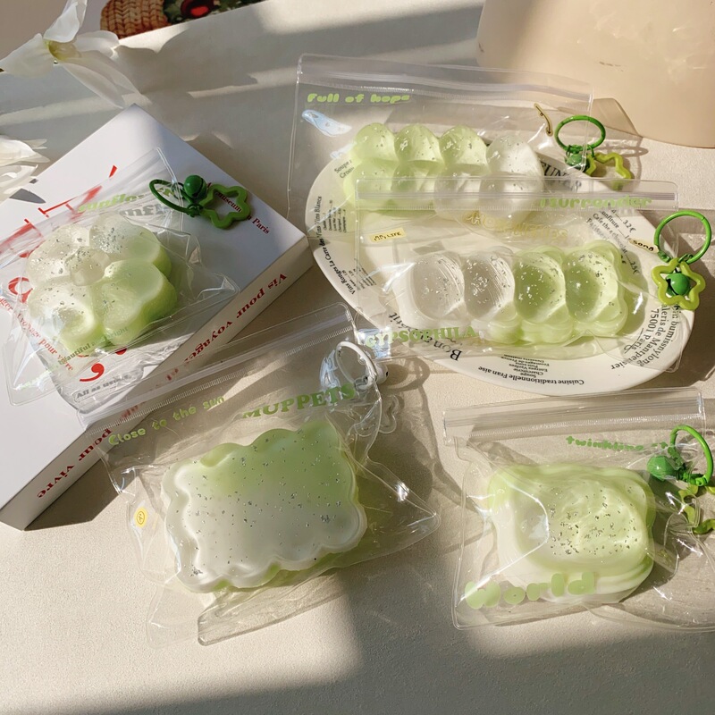 小红书稀奶油透色食品级硅胶捏捏乐解压玩具捏捏乐减压玩具捏捏樂|undefined