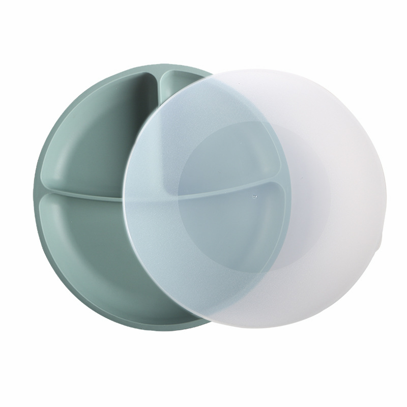 녹색 "작은 흡입 컵 225g" + 투명 뚜껑