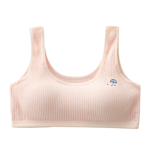 Girls vest development period pure cotton children's underwear junior high school students 12-14-16 years old bra big children thin underwear
