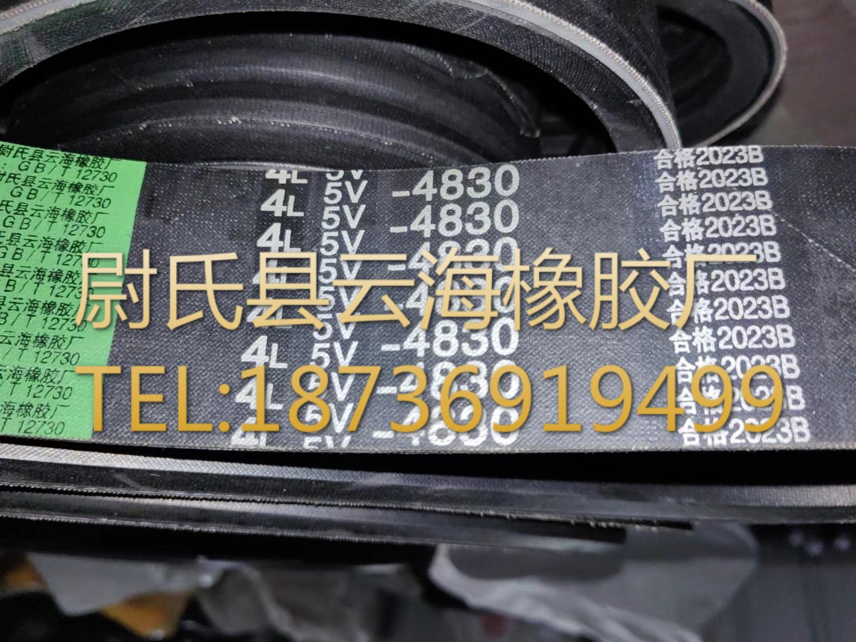 4L5V4830窄V联组带 5V联组三角带 机械设备用三角带 窄V联组带