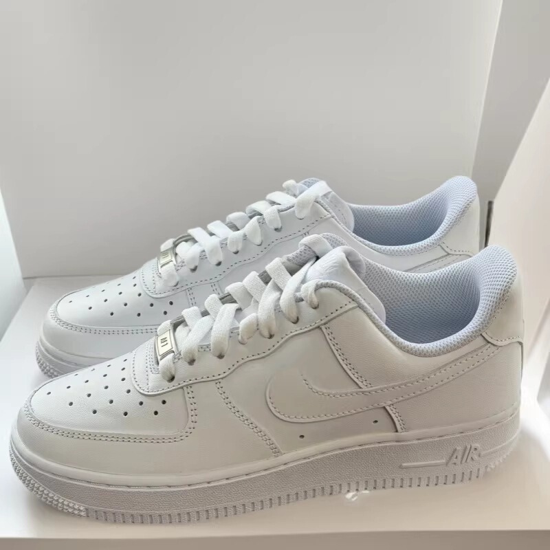 Putian Shoes with Top-Layer Leather Af1 Air Force One Low-Top Pure White Classic Sneakers Casual Wear-Resistant Sports White Shoes Cotton Putian Shoes with Top-Layer Leather Af1 Air Force One Low-Top Pure White Classic Sneakers Casual Wear-Resistant Sports White Shoes Cotton