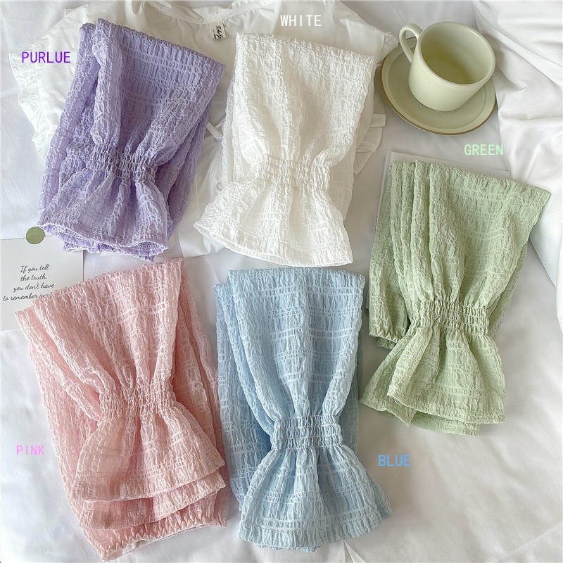 Summer shiffon sleeves