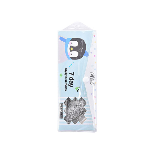 Elementary school student stationery ruler set transparent triangle set children's ruler cartoon four-piece cute ruler set wholesale