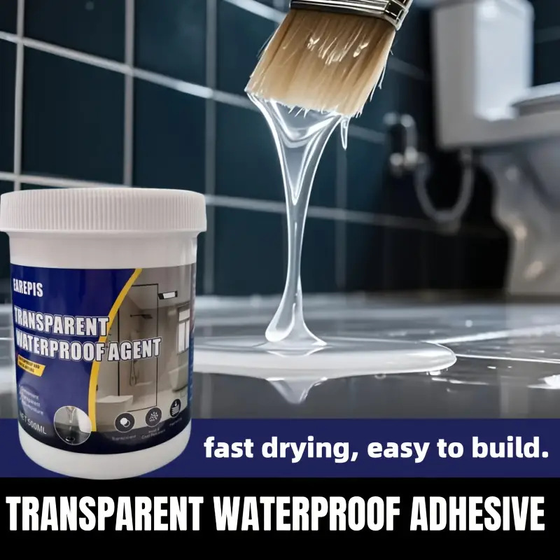 厂家直销跨境专供透明防水胶外墙卫生间补漏胶免砸砖地板防水胶