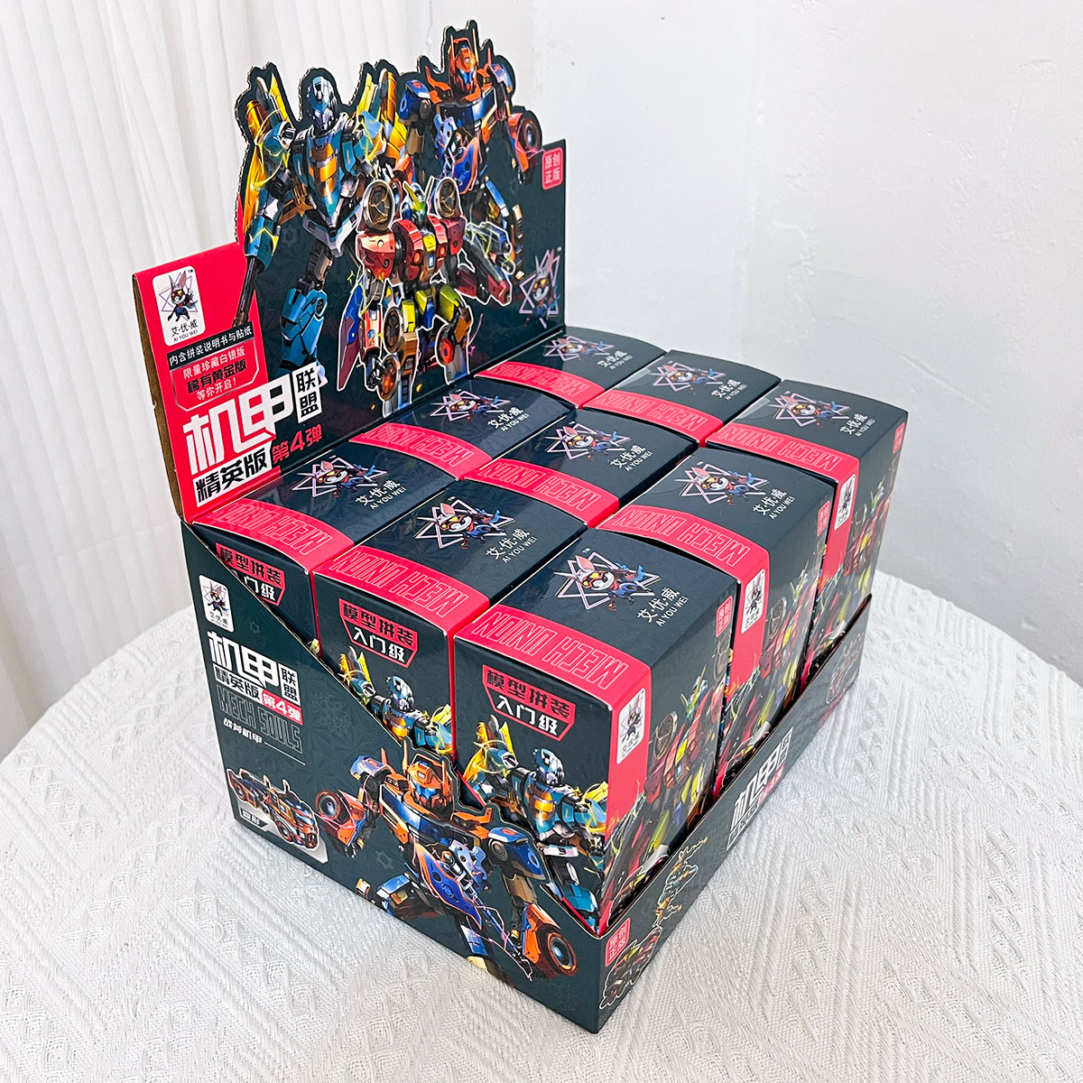 Deformación para niños Mecha Alliance Elite Edition Caja ciega Modelo de robot Montaje de mano Conjunto de ajuste de mano Regalo institucional