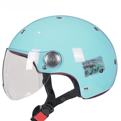 Motosiklet dəbilqələri — Motorcycle Helmet for Men and Women - s-light-blue-colored-motorcycle-b103