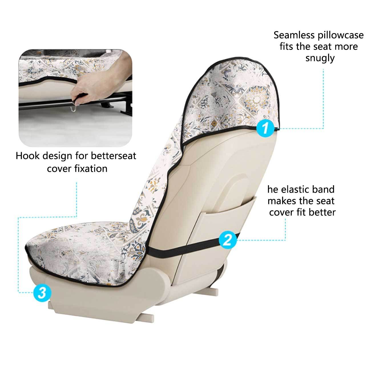 Car seat towel cover front seat protector suitable for gym and exercise, universal for all seasons, car use 76