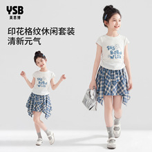 Ӣ˼��ͯװ�ļ�Ů������������T��Ůͯ����ȹ���������׶�ͯ��װ