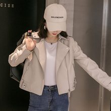 小皮衣外套女短款2025年新款春春季韩版修身大码机车皮夹克潮