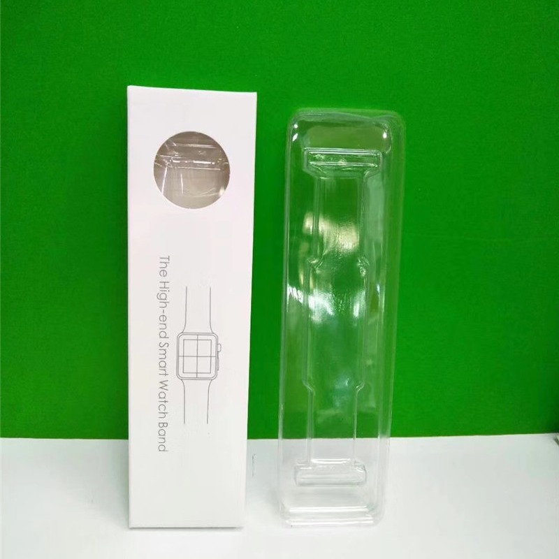 新款时尚适用苹果手表包装盒适用Apple watch表带纸盒通用带批发