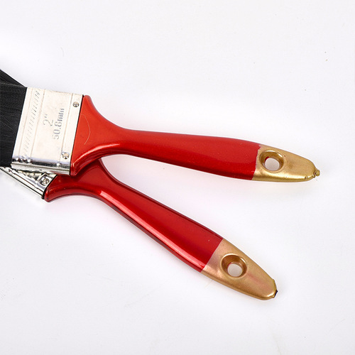 Clear red and gold tail boar bristle brush marine industrial brush barbecue household renovation tool paint brush