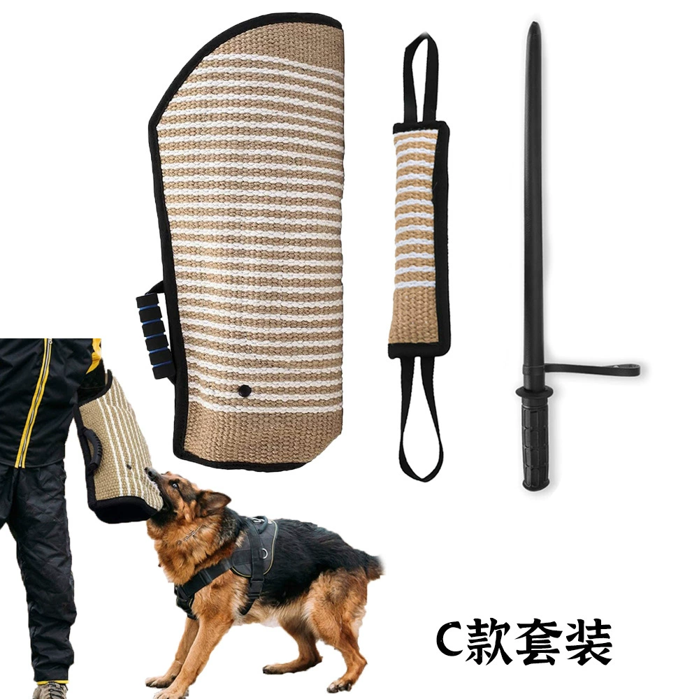 Импортированный джут рукав немецкая овчарка профессиональная тренировка рукав укус собаки рукав укус сопротивления обучения оборудования