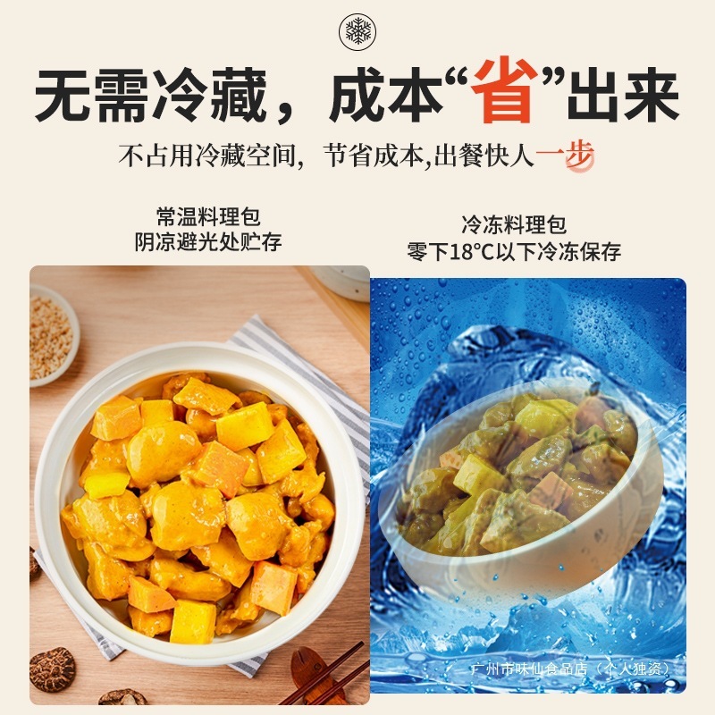 【ブランド直販】ジェビウェイ 常温既製料理 業務用半製品料理パッケージ 自熱ご飯2|undefined