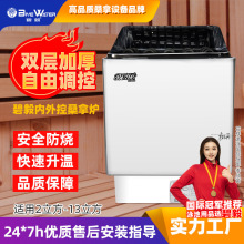 跨境汗蒸桑拿炉内控外控干蒸炉商用家用304不锈钢小型干蒸机