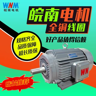皖南电机YE3系列超高效三相异步电动机55kw75kw全铜线圈厂家直供
