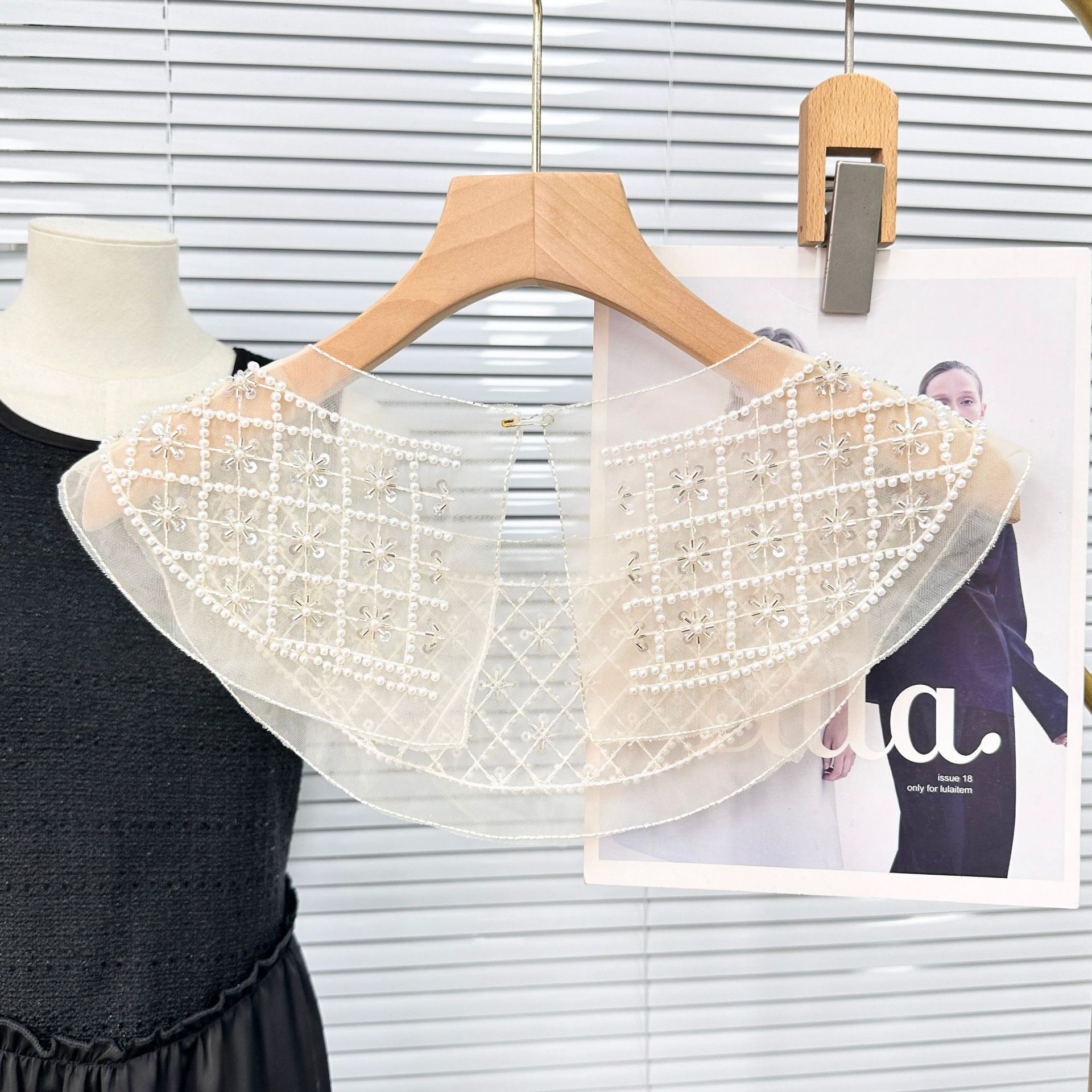 Oegans cuello de cuentas semiacabado accesorios de procesamiento DIY vestido de boda diseño de diseño de collar fábrica suministro directo