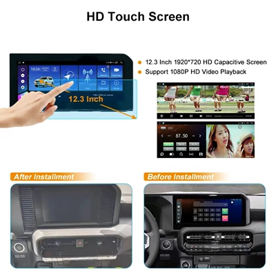 Applicable to 24 25 Toyota DVD Navigation