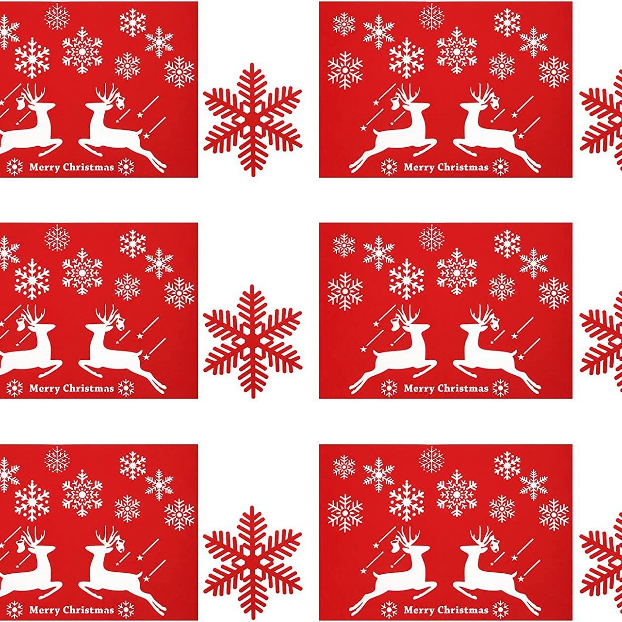 El suministro transfronterizo de fieltro Navidad placemat posavasos hotel restaurante familia disponible placemat Halloween fieltro placemat