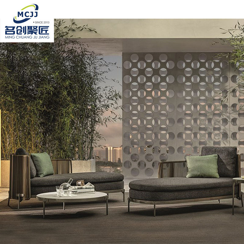 Nordic Outdoor Rattan Furniture Outdoor Villa Garden Courtyard Leisure Sofa Combination Model Room Sunshine Room Rattan Chair Nordic Outdoor Rattan Furniture Outdoor Villa Garden Courtyard Leisure Sofa Combination Model Room Sunshine Room Rattan Chair