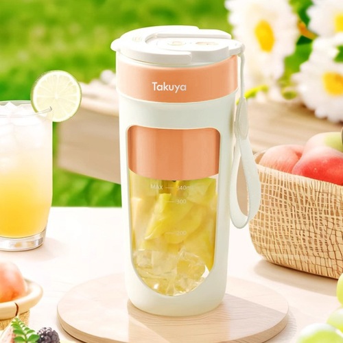 Portable juice maker charger juice cup with straw small home appliance gift 7.4V high power ice crushing cross-border