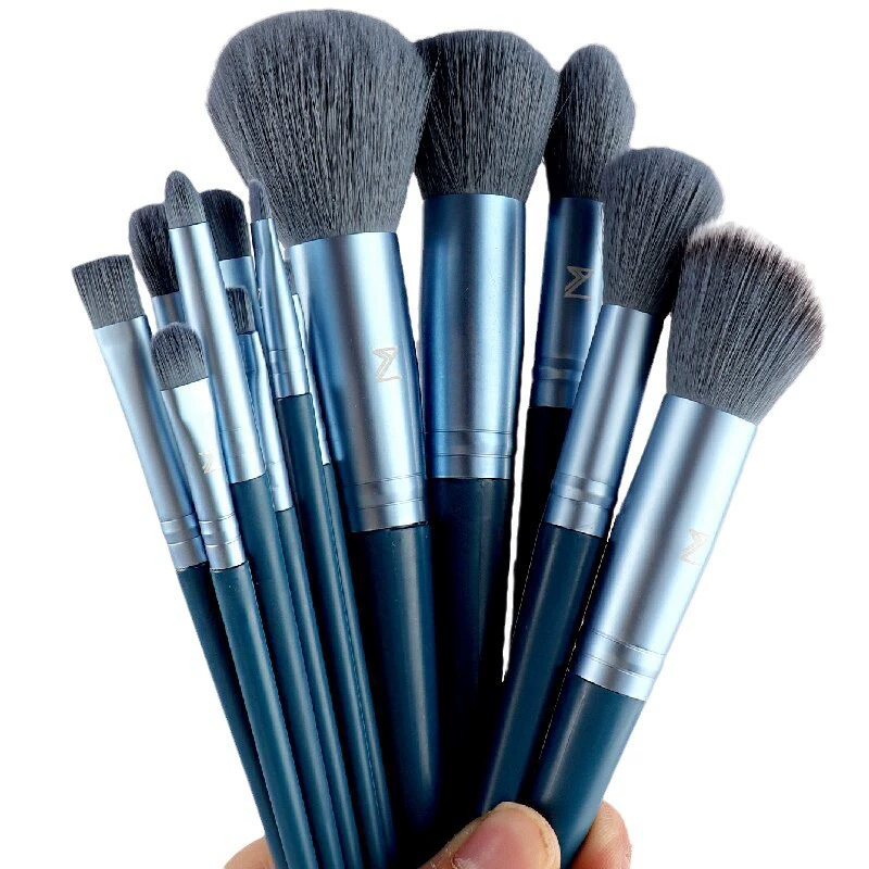 Brush, blue handheld soft bag, 13 pieces