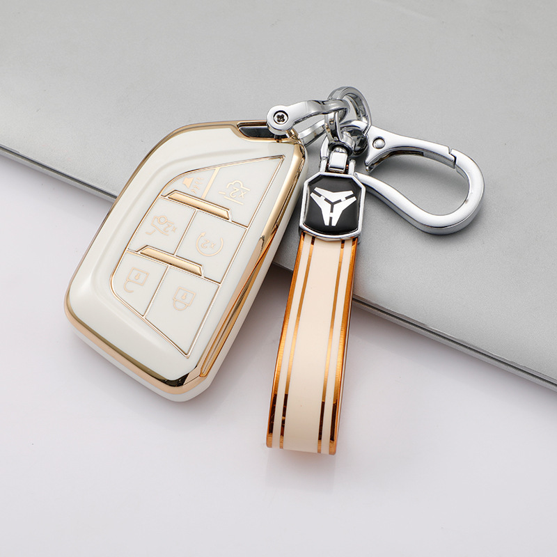 Cross-Border Hot-Selling Product Suitable for Chevrolet Corvette Remote Control Key Case Chevrolet C8 Car Key Cover