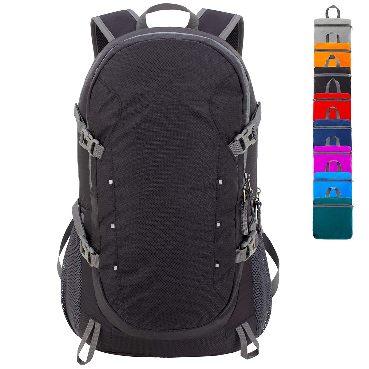 Mochila Plegable Ligera para Senderismo, 40L, Ciclismo, Camping, Exterior