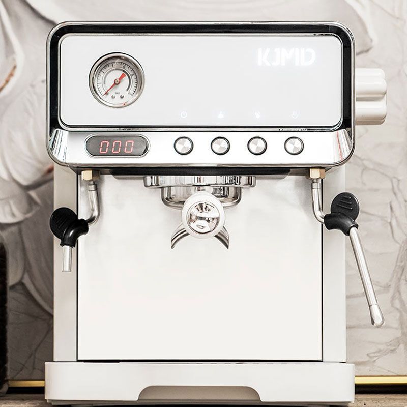 Kjmd's New Home and Commercial Italian-Style Semi-Automatic Coffee Machine with High Aesthetic Appeal, Featuring Integrated Espresso Extraction and Milk Frothing Kjmd's New Home and Commercial Italian-Style Semi-Automatic Coffee Machine with High Aesthetic Appeal, Featuring Integrated Espresso Extraction and Milk Frothing