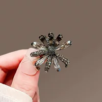 Заколка для волос Crystal Daisy для женщин, новая маленькая заколка для волос с боковой челкой, верхняя заколка SL UK.