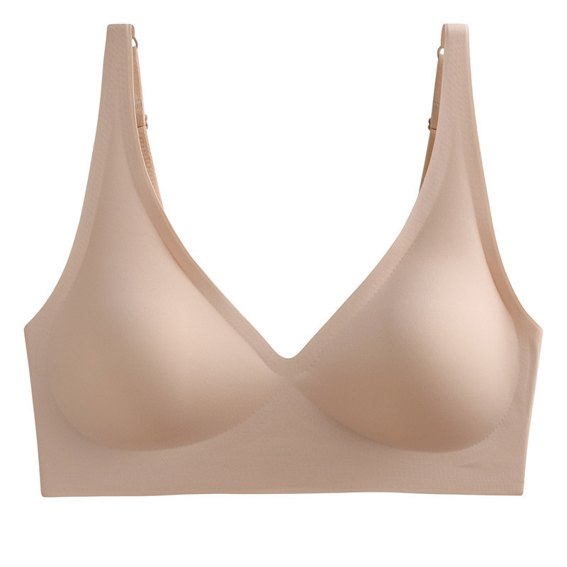 女性用外国貿易ソフトサポート下着、プッシュアップ、副乳縮小、たるみ防止、調節可能なシームレスゼリーブラジャー|undefined