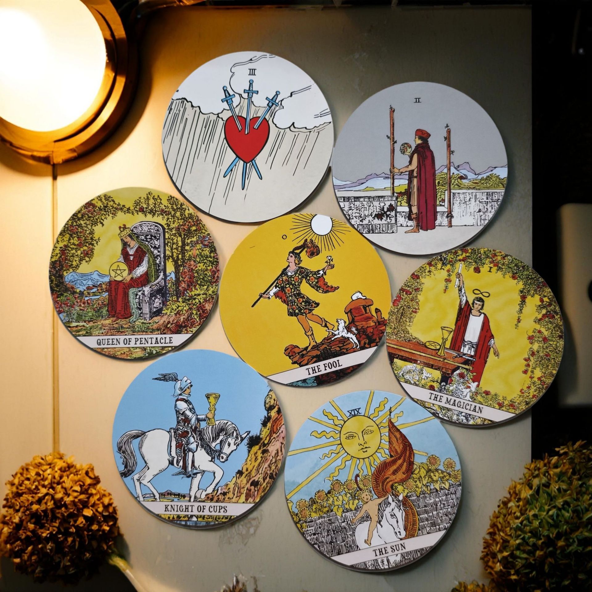 Cartas de tarot round waite versión inglesa juego de mesa_voghion.com