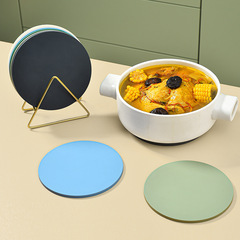 北歐風硅膠隔熱墊餐桌鍋碗杯隔熱墊子家用防燙硅膠隔熱墊廠家批發