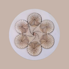 Wooden Laser 3D Stereo Zen Quilling Puzzle Board Brain Yoga Mindful Art Educational Science Toy