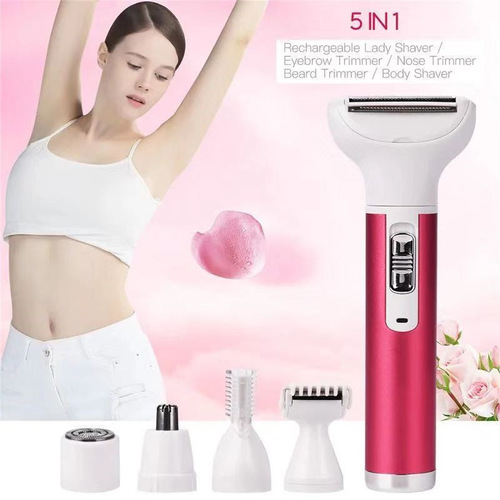 New Electric Hair Remover Five-in-One Women's Multi-function Hair Removal Device Wholesale USB Charging Hair Removal Epilator Razor