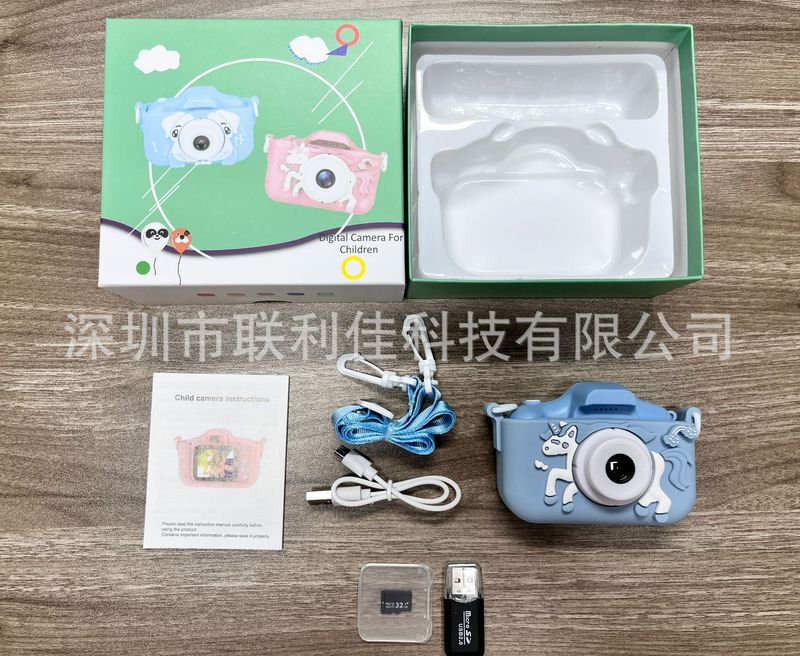 X2 子供用ミニデジタルカメラ HD 小型一眼レフは写真とビデオを撮ることができます 知育玩具 クロスボーダー工場直販|undefined
