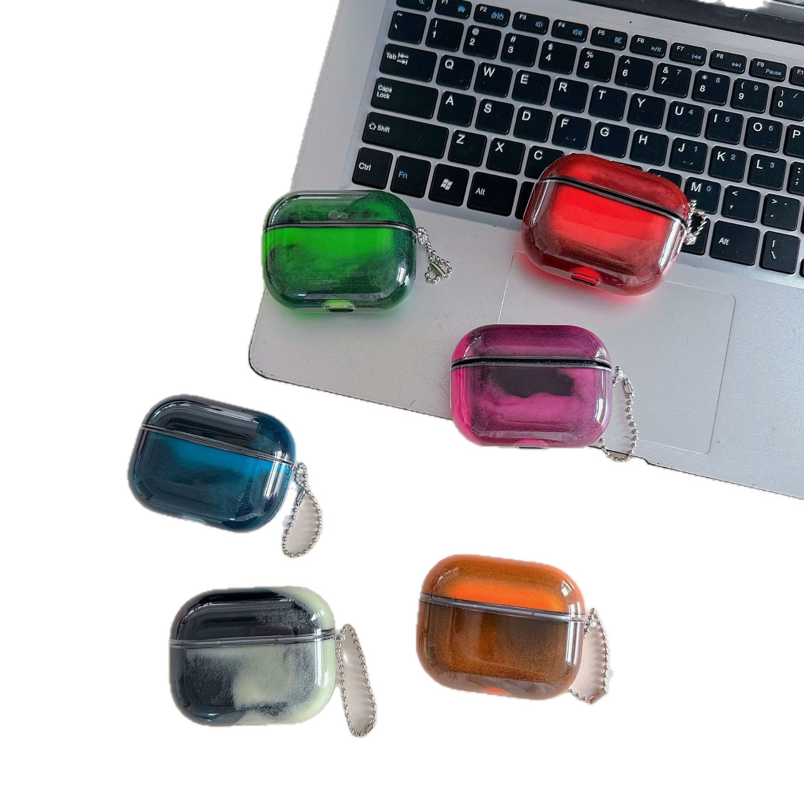 Funda para Auriculares Bluetooth AirPods 4 Pro 3 de PC Carcasa Dura Con Cadena image 5
