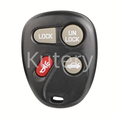 Suitable for Chevrolet 3-Button Car Keys - no-battery-holder-inside-4-keys-english-letter-keys