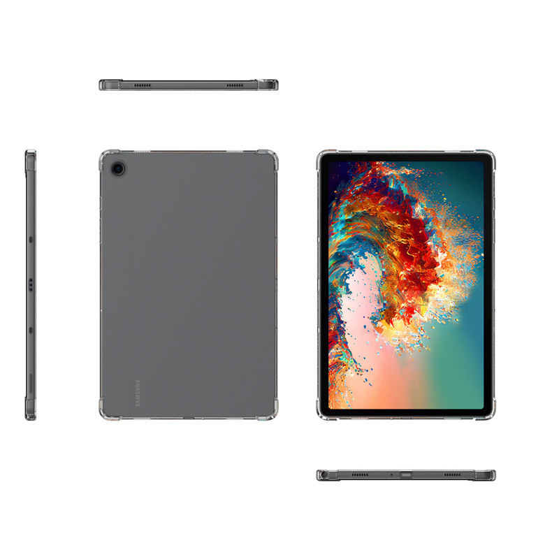 Suitable for Samsunga11Plus Tablet Protective Case A9 8.7 Transparent Tpu Four-Corner Airbag Anti-Fall S10Plus Suitable for Samsunga11Plus Tablet Protective Case A9 8.7 Transparent Tpu Four-Corner Airbag Anti-Fall S10Plus