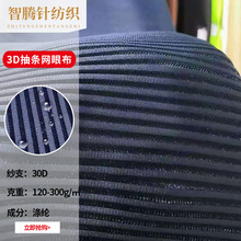 供应6D抽条网眼布 布床垫复合材料条子3D网布 网布床垫用外套条子